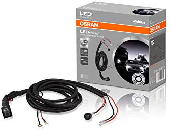 Osram WIRE HARNESS AX 1LS, Kabelbaum für KFZ Lichtleisten, Kabelbaumkit, Kabellsatz zur Installation einer Lichtquelle, Adapter Scheinwerfer, LEDDL ACC 101, Schwarz, Sconosciuto