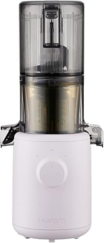 Hurom Slow Juicer H310, spremiagrumi per frutta e verdura, facile da pulire e silenzioso, con filtro a setaccio, 100 Watt, senza BPA, design sottile, 220 ml, lavanda