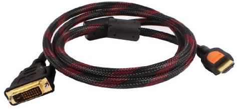 Ruilogod 5FT 1.5M HDMI tipo A Macho a DVI-D 24 + 1 Cable adaptador HDTV Macho