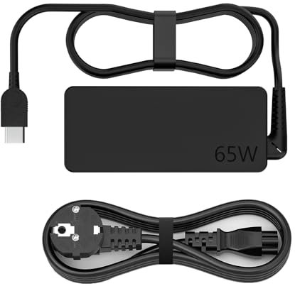 Chargeur USB Type C 65W pour Lenovo Thinkpad X1 Carbon T14 T15 T480 T480s T490 T490s T580 T590 E490 E580 X280 X380 L380 L480 L490 Chromebook 100e 300e 500e Yoga 370 720 730 910 920 C630 Alimentation