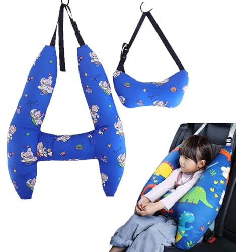 YODAOLI H-Shape - Kid Car Sleeping Head Support, Baby Head Pillow, Head Support for Car Seats, Car Seat Pillow for Baby, Car Pillow for Kids, Support The Body and Head (I)