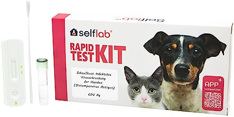 selflab Schnelltest Infektiöse Viruserkrankung bei Hunden (Staupe Antigen)