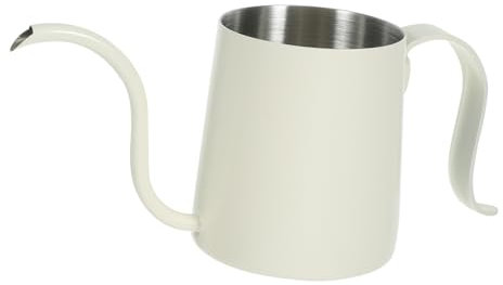 CIYODO Cafetière à Col de Cygne en Acier Inoxydable 250ml, Bec Précis, Prise en Main Confortable, Café de Camping