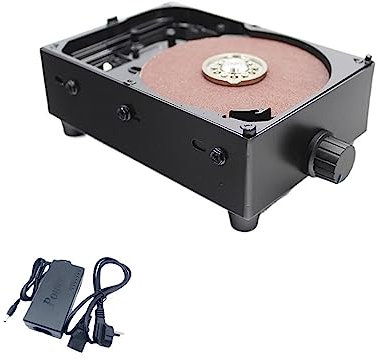 Smerigliatrice da banco, levigatrice a nastro, Macchina for carta vetrata senza spazzole Smerigliatrice a disco Lucidatrice Lucidatrice elettrica Affilacoltelli, adatta for levigatura, lucidatura, rim