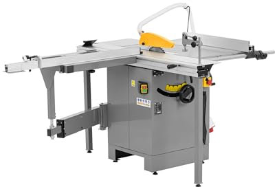 MSW Escuadradora 2200 W 4000 rpm mesa extensible Escuadradora de madera Sierra escuadradora Sierra de mesa Sierra de paneles