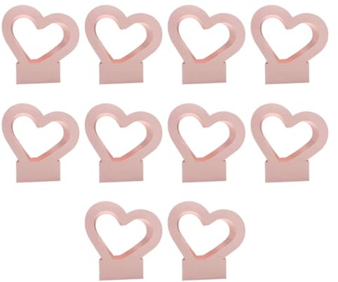 Kznifmk Liebeskorb in Herzform für den Valentinstag, Geschenkschachtel aus Papier, Dekoration für Hochzeitsfeiern, Box und einfach zu verwenden B