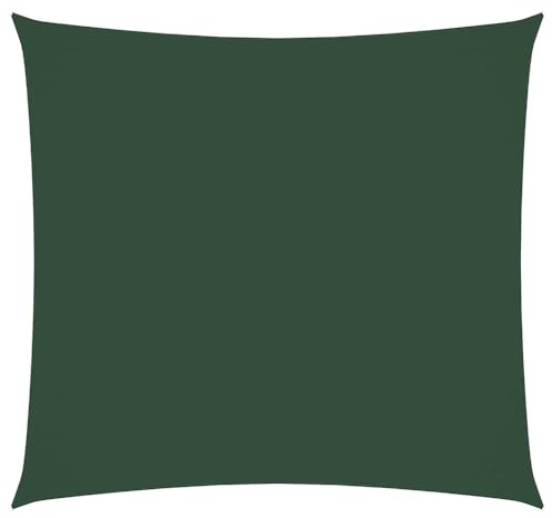 Ma Maison Vela Ombreggiante Tenda Quadrata 4x4 Metri Idrorepellente Traspirante -Telo da Sole, da Esterno, Terrazzo, Parasole, Giardino- Protezione dai Raggi UV Facile Montaggio (Verde)