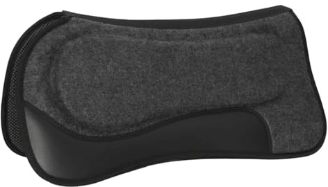 Amesbichler Reitsport Western Filz Pad Anatomic mit Widerristausschnitt Hochleistungspad Druckentlastung