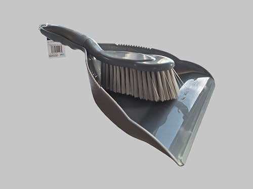 Dust Pan and Brush with Clip Together Storage, Durable and Strong with a Hook Hole for Hanging