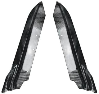 Heckspoiler für BMW 3er E90 (2005, 2006, 2007–2012) – Heckstoßstangenlippe, Splitter, Antikollisionsschutz, Stoßstangenspoiler (Carbon-Optik)