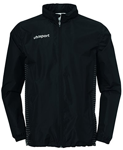 Uhlsport Kinder Kinder Jacke Score Regenjacke, schwarz/weiß, 128, 100335201