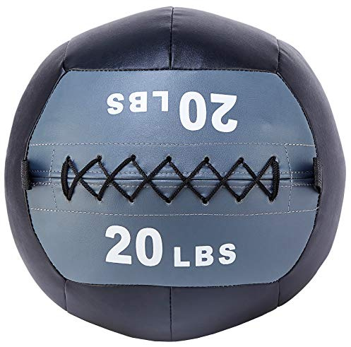 Fitvids Träning Fitness Viktad Medicinboll, Väggboll och Slamboll, Väggboll, 9 kg