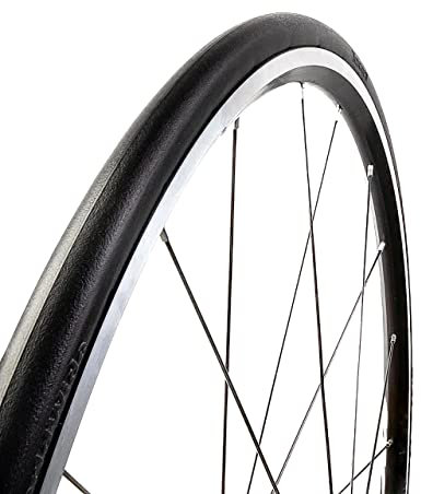 Tannus 100% Pannenschutz-Reifen 700x23c (23-622) Airless Tire Slick | Solider Rennradreifen Road, Farbe Midnight (Schwarz), Härte Hard