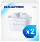 AQUAPHOR Filterkartusche MAXFOR+ Pack 2 I Filtert Kalk & Chlor sowie Schwermetalle & andere Stoffe I 200l klares Wasser I Mit AQUALEN Technologie I Für besseres Essen & Trinken