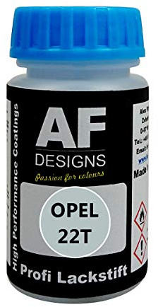 Alex Flittner Designs Lackstift für Opel DARK INK metallic 22T | Lackstift geeignet für Farbcode: 22T und Farbname: DARK INK metallic