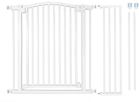 Treppenschutzgitter, Druckschutzgitter, Leicht Zu Schließendes Metallgitter, Breite 75–104 Cm (29,5–41 Zoll) Mit Verlängerung, Schraubenfreie Installation, Geeignet For Kinder Und Haustiere ( Size : W
