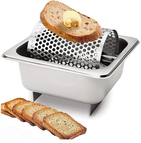 NGARY Rueda Esparcidora De Mantequilla, Rodillo De Mantequilla De Acero Inoxidable con Capacidad De 36 Onzas Y Diseño Extraíble, para Uso Familiar En Interiores Y Exteriores