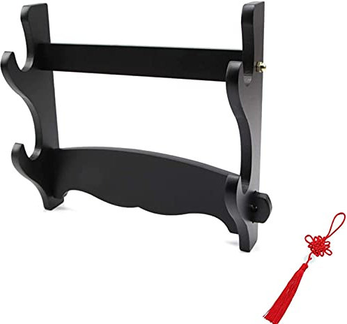 Desktop-Zubehör Waffenständer Haken Schwerthalter Waffenständer Kampfsport Samurai Schwert Katana Halter Ständer Dispaly Schwertständer (Farbe: A) (E) Schwertständer (B)
