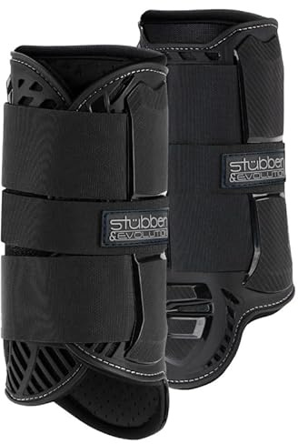 Stübben Hybrid XC Gamaschen Vorderbeine - schwarz - M