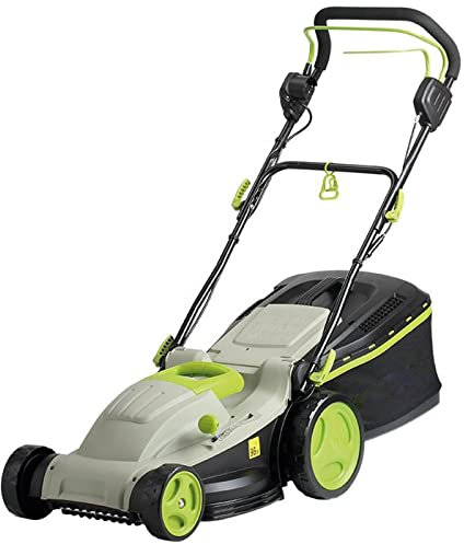 AMYYTL Tosaerba Elettrico a Filo 2 in 1 Tosaerba semovente Tosaerba Elettrico Portatile con Manico Pieghevole Tosaerba Elettrico per Esterno