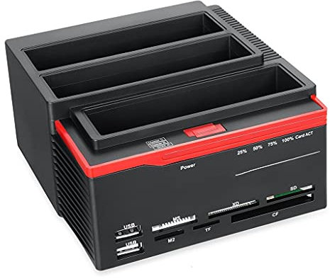 ZHCHAO 2.5 /3.5 3.0 A 2 Puertos SATA 1 Puerto IDE Disco Duro Externo Disco Duro Estación De Acoplamiento Lector De Tarjetas Hub USB3.0 OTB / OTC