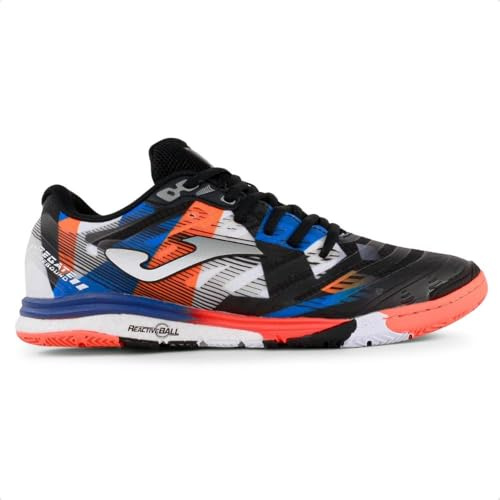 Joma Regate Rebound 2401 IN RREW2401IN, Men Indoor Football Trainers, Black, 44 EU