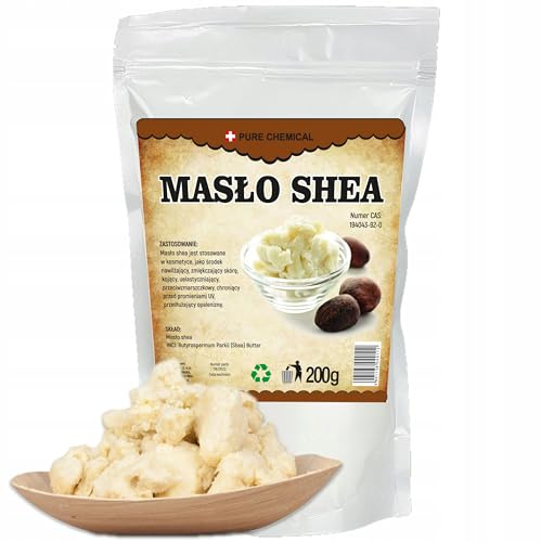 CHOSA Unraffinierte Sheabutter 200 g | 100% reine Rohe Shea Butter für Haut, Gesicht & Haare, Naturkosmetik Vegan & Ohne Zusatzstoffe