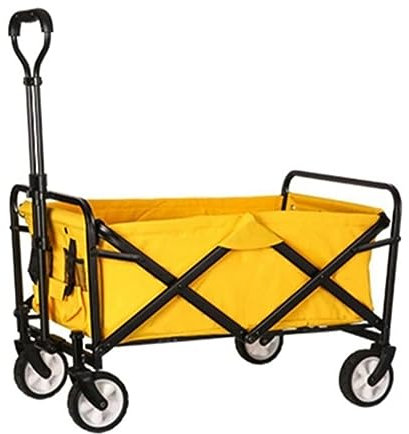 Bollerwagen Faltbar Strandwagen Faltbollerwagen Tragbarer Gartenwagen, Freizeit-Campingwagen, Strandwagen, Zusammenklappbarer Wagen Mit Rädern, Einkaufswagen Für Den Außenbereich, Angelwagen Transport
