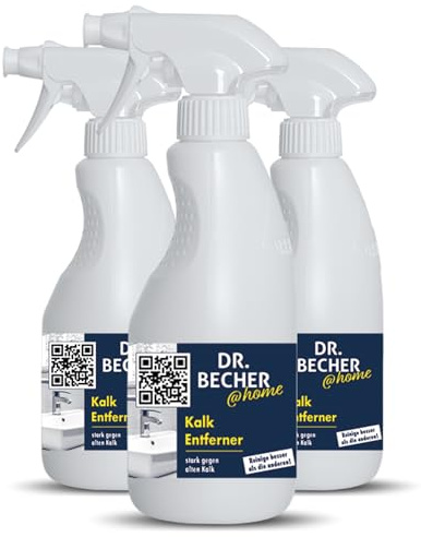 Dr. Beker @home Kalkverwijderaar, moeiteloos verwijderen van kalk, urinesteen en roestvlekken, met anti-condens-effect, ideaal voor armaturen,
