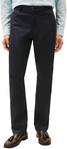 Tommy Hilfiger Uomo Pantaloni Chino Denton Printed Structure Straight Fit