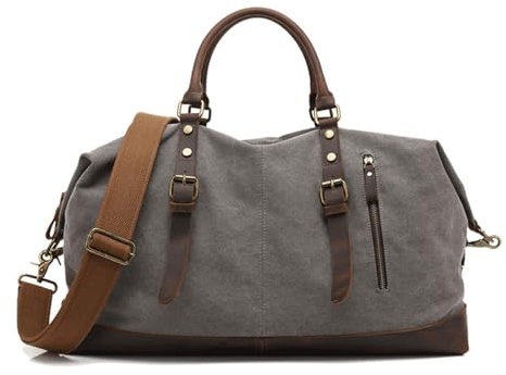 XFZJCHAP Canvas-Tasche, große Kapazität, Hand-Umhängetasche, Seesack, Reise-Umhängetasche, Seesack, Reisetasche
