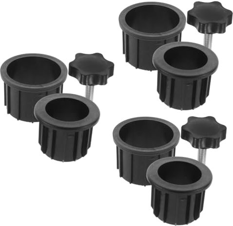 BESPORTBLE 3 Ensembles Accessoires pour parasols extérieurs canopée des Stands Parapluie de marché socles Parasol Deporte Umbrella Base Pied de Parasol de Camping Les pièces Plastique Black
