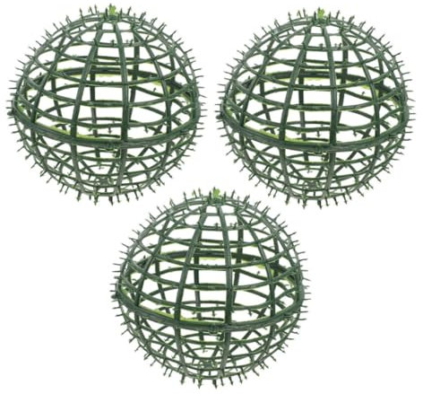 Zerodeko 3stücke Grasball-Ornament-Gestell Blumenregalhalter Für Künstliche Formschnitt-bälle Robuste Pflanzenstütze Für Hinterhof-Dekoration Einfache Montage Für