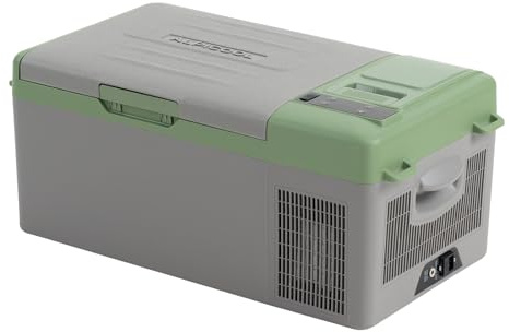 Alpicool Y15E 15L Kompressor Kühlbox 12v Mini Kühlschrank Elektrische Camping-Gefrierbox Klein Tragbare für Auto, Lkw, Boot, RV mit USB Anschluss,-20℃-20℃,Wiederaufladbar(Batterie nicht enthalten)