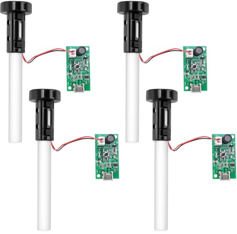 Tagtight 4 unidades de 20 mm fabricante de niebla ultrasónica Fogger Mist Maker, Micro atomizador placa de película, accesorio para mini humidificador, fabricante de niebla, humidificador DIY