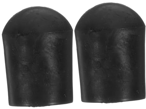 Abaodam Gummi Endpin Stopper Rutschfeste Instrumentenschutz Pads für Cello und Kontrabass 2 Stück mit Stabilem Halt und Einfacher Installation Schwarzes Zubehör