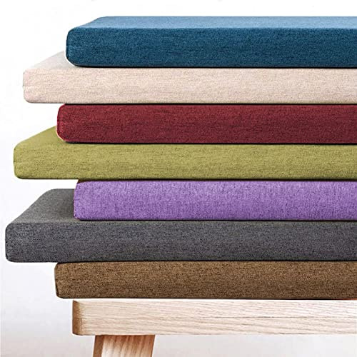 Soft Garden Bench Cushion for 2/3 SeaterLong Seat Pad 80/100/120 cmHome Kitchen Terrace SwingCoffee Brown (180 x 40 x 3 cm) Comfortable Durable Stylish