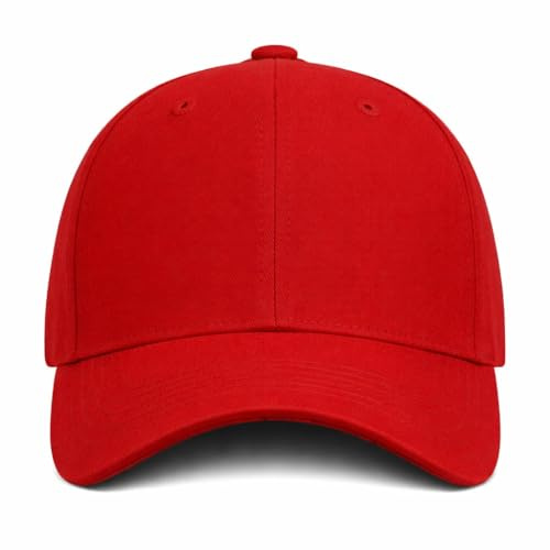 MFAZ Morefaz Ltd Klassische Kinder-Baseballkappe aus Baumwolle mit 6 Paneelen und verstellbarem Riemen für Jungen und Mädchen, bequeme Alltagsmütze