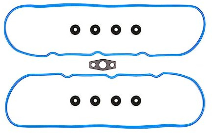 Valve Cover Gasket Set - Compatible with 4.8L 5.3L 6.0L 6.2L Chevy Silverado, Suburban, Tahoe, Trailblazer, GMC Sierra, Yukon, Envoy, Cadillac Escalade - Replace 12637683 VS50504R1