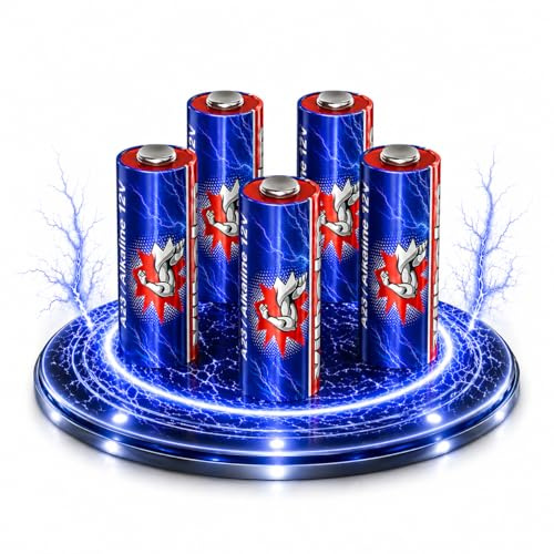 Wilhelm A23 Batterien 12V 55 mAh Alkaline (MN21, V23GA, 23A) – 5 Stück