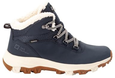 Jack Wolfskin Dam Everquest Texapore Mid W sneakers, Mörkblå off-vit, 42 EU