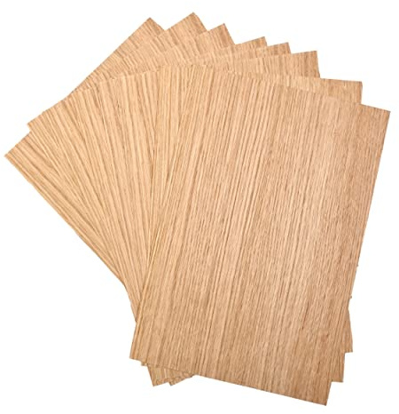 Eichen Furnier Stärke 0,5 mm. Blattzahl 8x - Rohholz - Holzfurnier für den Modellbau geeignet, DIY, handwerk, zimmerei, brandmalerei, reparaturarbeiten, renovierung, DIY