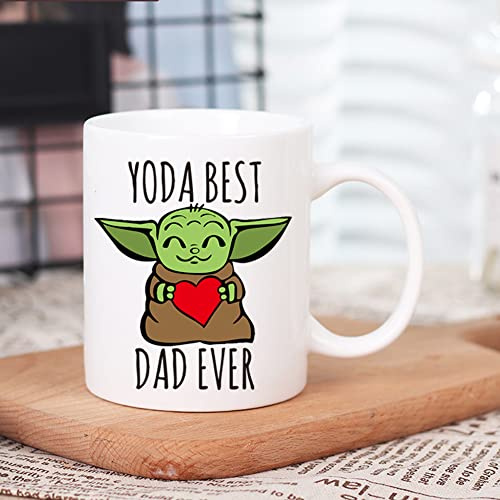 AMRIU Dad Gifts,Best Dad Ever Coffee Mug - Father's Day Mug from Kids, Fathers Day Gift for Dad from Daughter, Son, Funny Gifts for Dads Who Have Everything