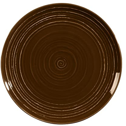 Seltmann Weiden [DL] Terra Frühstücksteller rund 22,5 cm rund mit Relief Erdbraun [RAB] [SP] UVP: 14,70 | (1 Stück)
