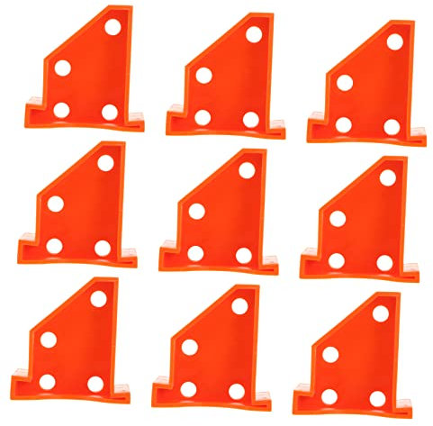 Operitacx 20stücke Orangen Plastik Bodenabstandshalter Für Hartholzböden Bodenverlegewerkzeug Mit Abstandshaltern Bodenverlegeset Für Laminat Und Parkett