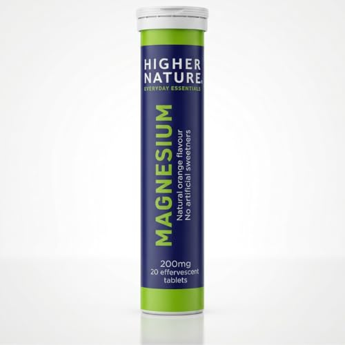Higher Nature Magnesium Effervescent Tablets - 60 Magnesium Tablets