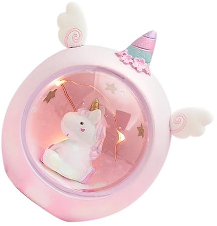 Homoyoyo Lampada Da Tavolo - Lampada Decorativa Per Bambini Luce Notturna Realizzata in Resina