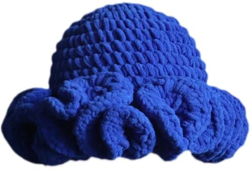 BHFYOB Winter Strickmütze Erwachsene und Baby Mütze Stretchy Strickmütze Kreative Weiche Mütze für Fußballspiele und Familienfoto