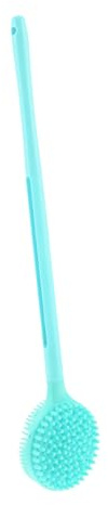 Anneome Brosse à Dos Silicone Long Manche Double Face Exfoliante et Massante pour Bain Brosse Corps Ergonomique pour Nettoyage et Soin Peau