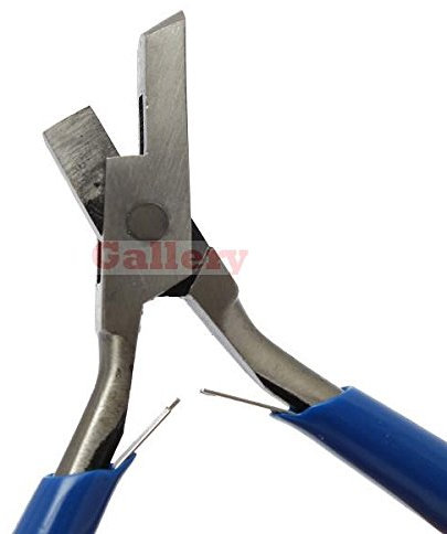 Juego de 2 alicates de corte de incisión para correa de piel, herramienta de reparación de reloj, 3 mm, para teléfono móvil